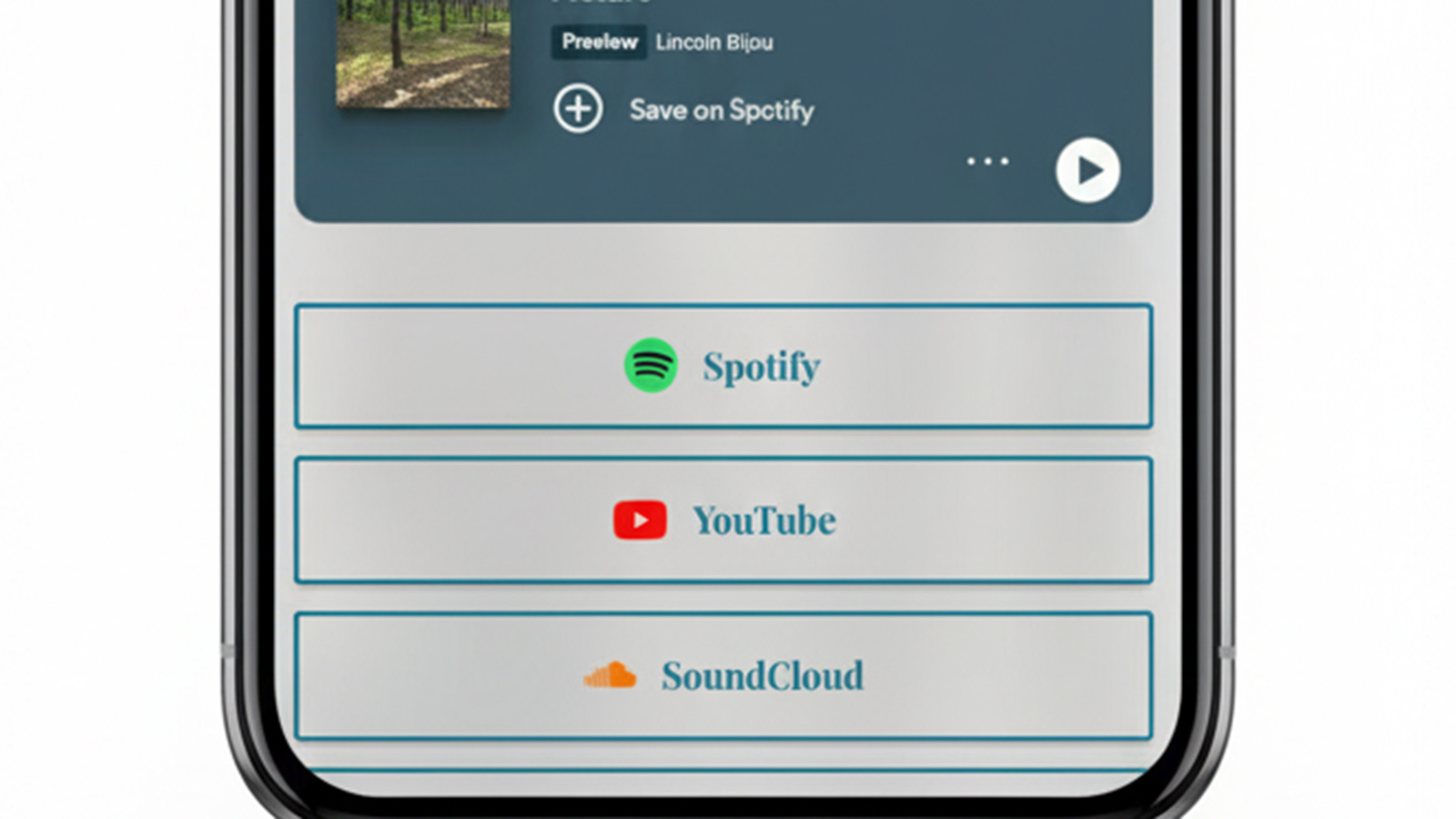 digital business card for musicians